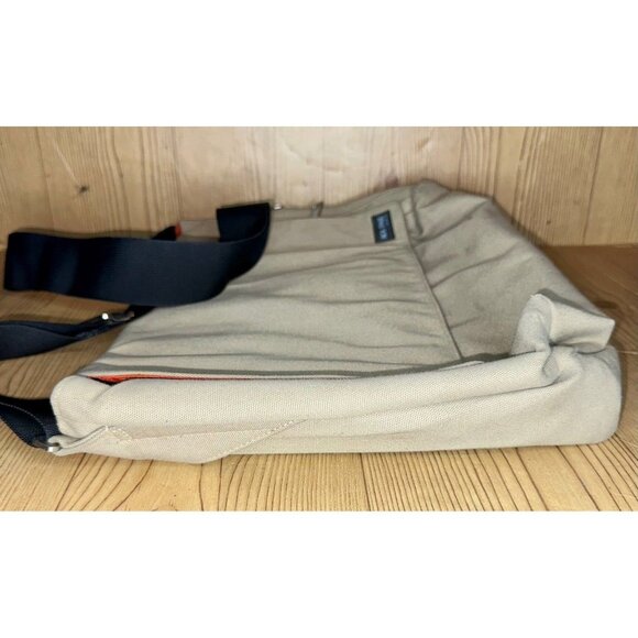 Jack Spade Greene St. Messenger Bag Mens Khaki Tan Adjustable Strap Travel - Picture 9 of 10